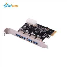 PCI Express to 4 Ports USB 3.0 Type-A Host Controller Card