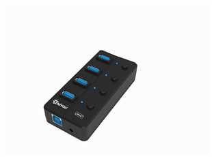 4 Ports USB HUB with Switch