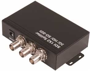 1 in 2 out SDI splitter/SD-SDI,HD-SDI,3G-SDI/BNC signal amplification