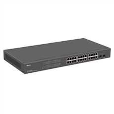 16 Port Rack-Mounted 10/100/1000 Mbps + 2SFP Gigabit Ethernet Switch Hub